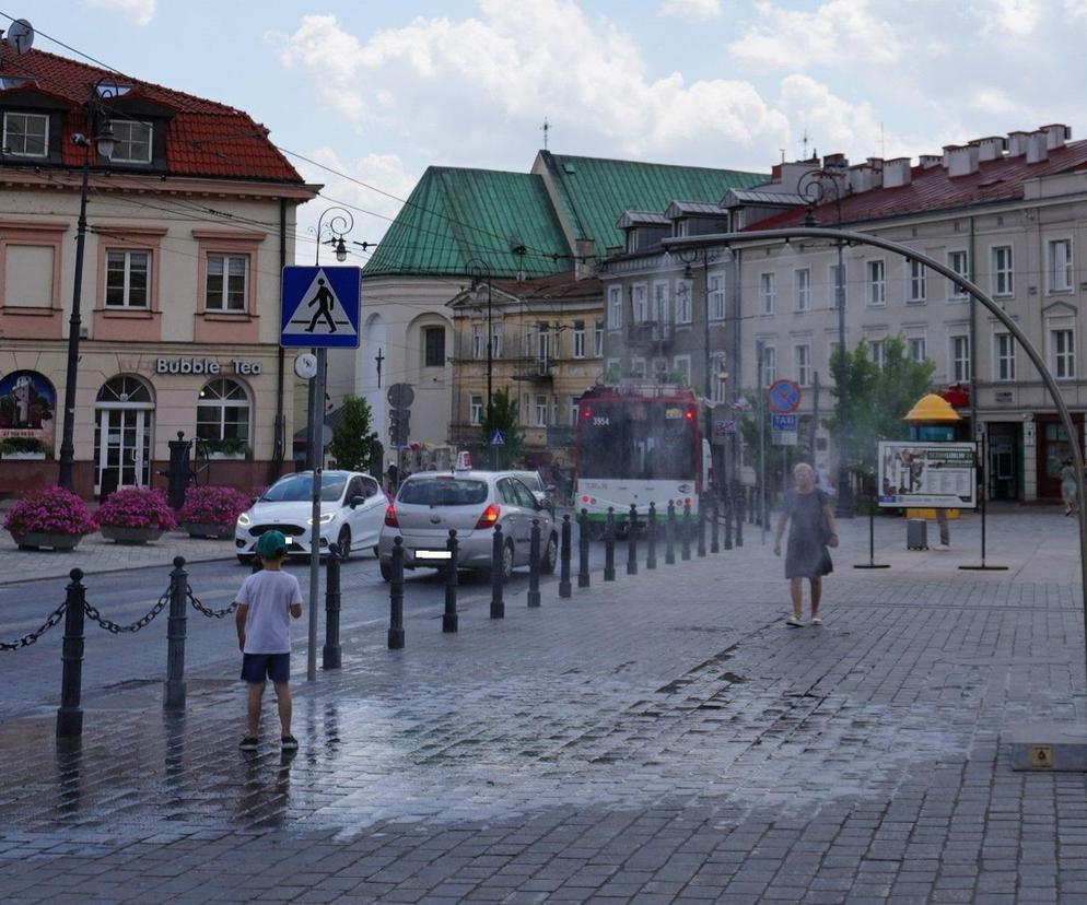 Upał w centrum Lublina