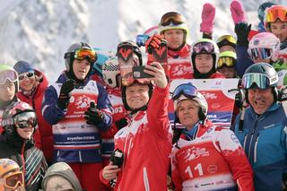 Prezydent Andrzej Duda na nartach w Zakopanem. Otworzył charytatywny slalom na Kasprowym Wierchu