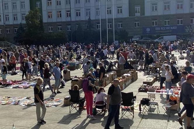 Wyprzedaż garażowa na pl. Krakowskim w Gliwicach