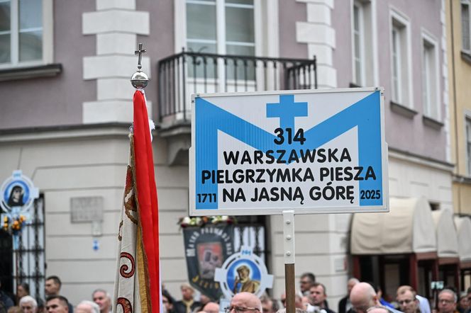 314. Warszawska Pielgrzymka Piesza - wyjście z Warszawy