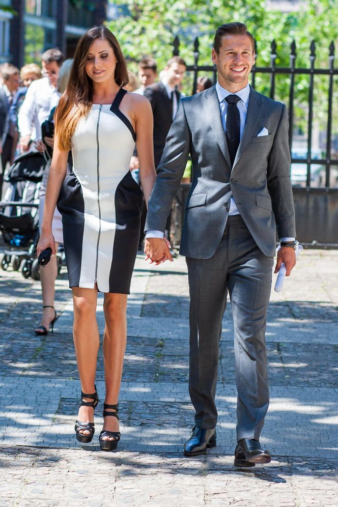 Celia Jaunat i Grzegorz Krychowiak