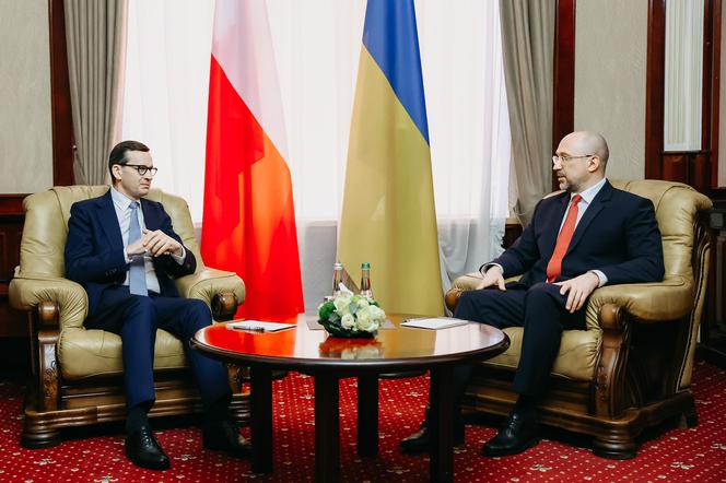 Morawiecki z wizytą na Ukrainie