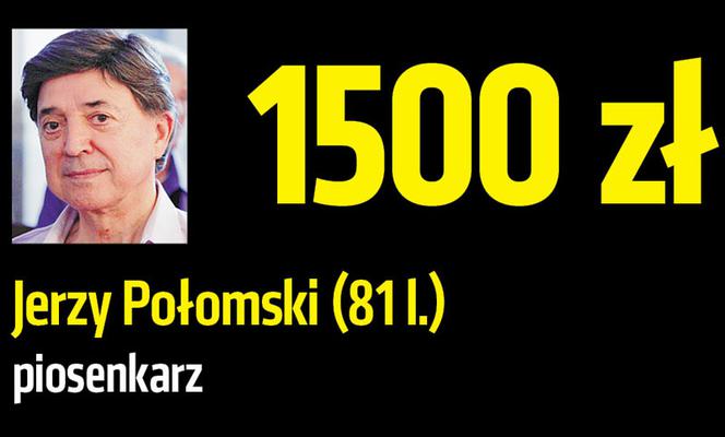 Zobacz emerytury znanych Polaków