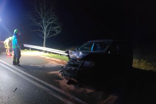 Wypadek na Lubelszczyźnie. Są poszkodowani, poważne utrudnienia po zderzeniu dwóch aut