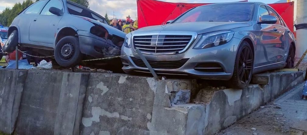 Wypadek na ul. Jastrzębskiej w Wodzisławiu Śląskim