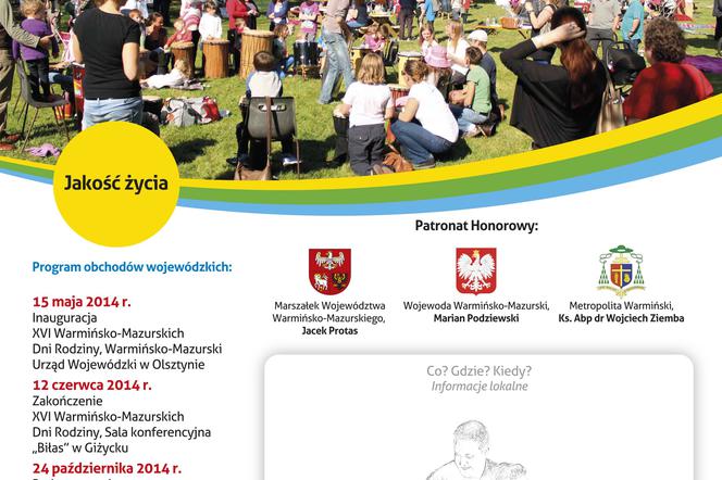 Program XVI Warmińsko-Mazurskich Dni Rodziny
