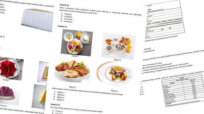 Egzamin zawodowy technik hotelarstwa - przykładowe zadania. Nazwa kwalifikacji: Obsługa gości w obiekcie świadczącym usługi hotelarskie