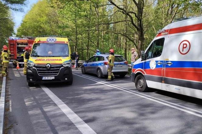 Wypadek w Lyskach. Nie żyje 15-letnia pasażerka motocykla
