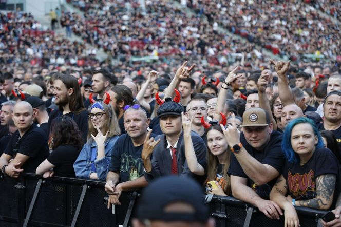 Koncert AC/DC w Warszawie (4.07.2025) - część druga. Organizatorem koncertu jest Live Nation