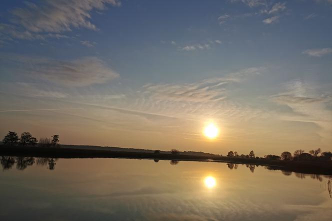 Piękny koniec dnia na jeziorach przygodzickich ;)