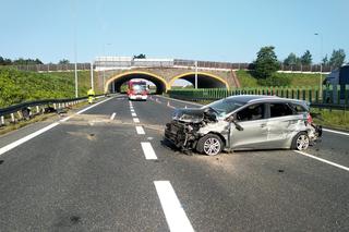 Niebezpieczny poranek na autostradzie A4. Seria wypadków przed węzłem w Brzesku. Są poszkodowani