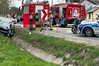 Nie żyje kierowca osobówki, pasażerka w szpitalu. Tragiczny wypadek koło Kraśnika