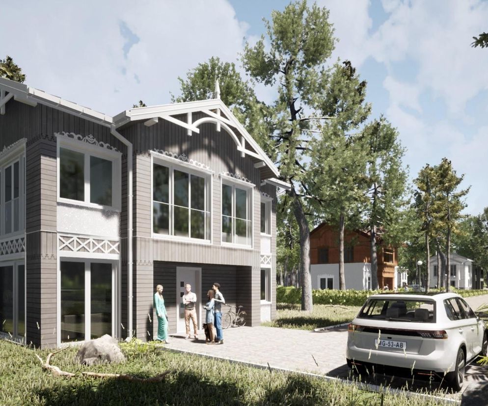Świdermajer projekt domu MODERN