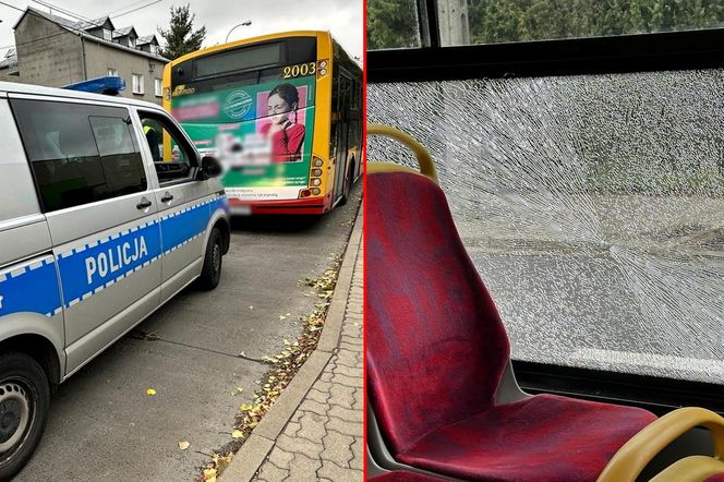 Ostrzelali autobus na Ursusie. Mogli trafić w pasażerkę