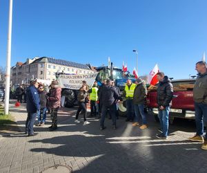 Protest rolników w Opolu w środę 19 marca 2025 roku