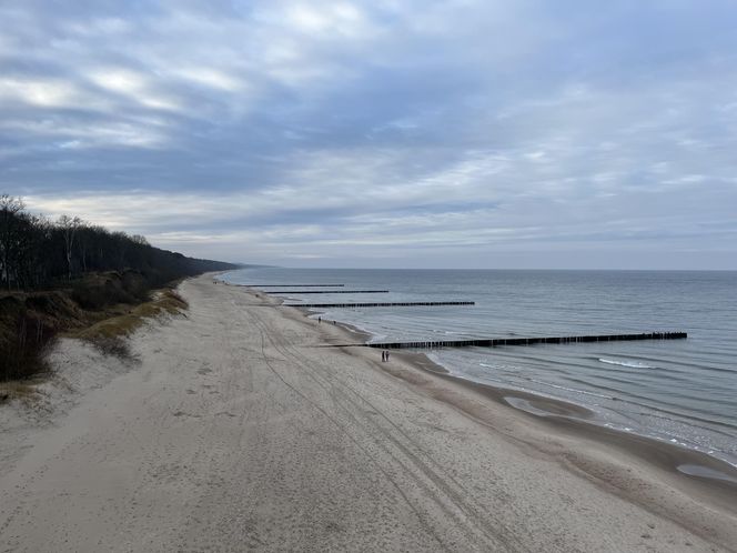 Plaża w Trzęsaczu