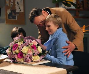 Barwy szczęścia odc. 3227. Sonia (Weronika Nockowska), Mateuszek (Filip Kowalewicz), Robert Stefaniak (Paweł Ławrynowicz)