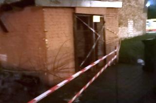4-metrowy mur runął na parking na Woli