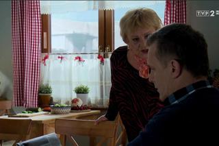 M jak miłość, odc. 1440. Kisielowa (Małgorzata Różniatowska), Artur Rogowski (Robert Moskwa)