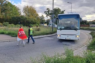 Protest mieszkańców Młynka