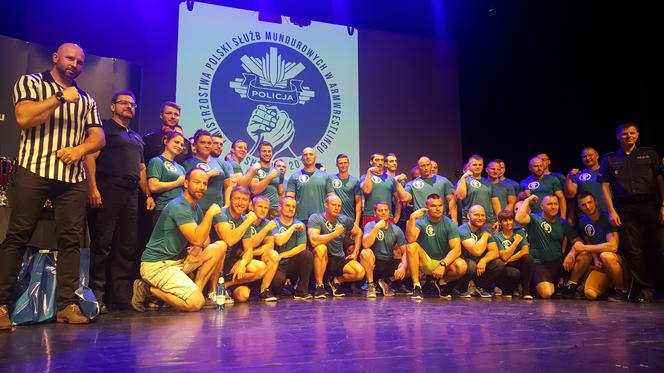 Pierwsze Mistrzostwa Polski Służb Mundurowych w Armwrestlingu w Sosnowcu