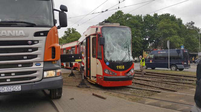 Czołowe zderzenie tramwajów w Gdańsku!