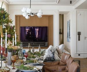 Apartament w stylu francuskim w świątecznej odsłonie