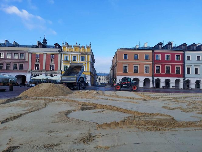 Budowa lodowiska w Zamościu