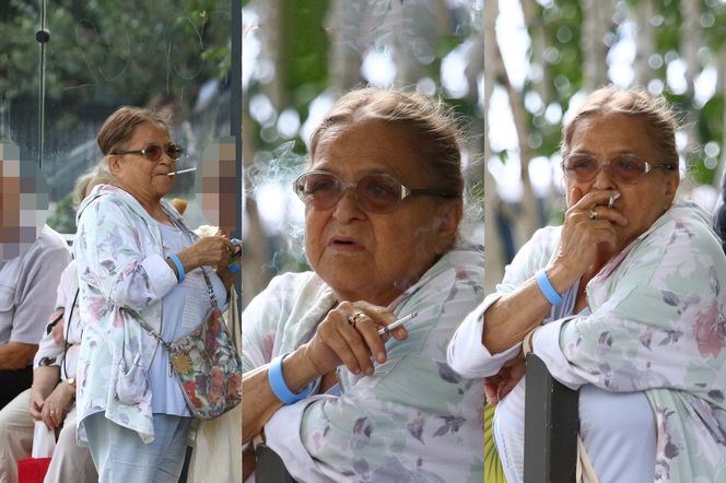 Grażyna Zielińska. Babka z "Rancza" kurzy jak smok