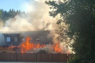 Pożar w Wiśle. Spłonął pensjonat Maria i Natasza