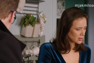 M jak miłość odc. 1794. Elka (Hanna Konarowska-Nowińska), Artur Nowakowski (Łukasz Garlicki)