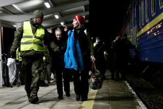 Pociąg z uchodźcami z Ukainy dotarł do Sędziszowa