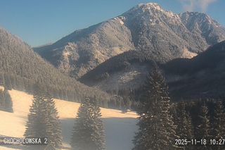 Tatry skąpane w śniegu