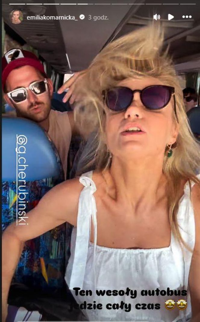 Emilia Komarnicka i Stefano Terrazzino na Sycylii