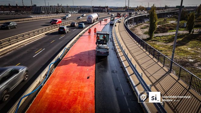 Remont Trasu Zamkowej - listopad 2025