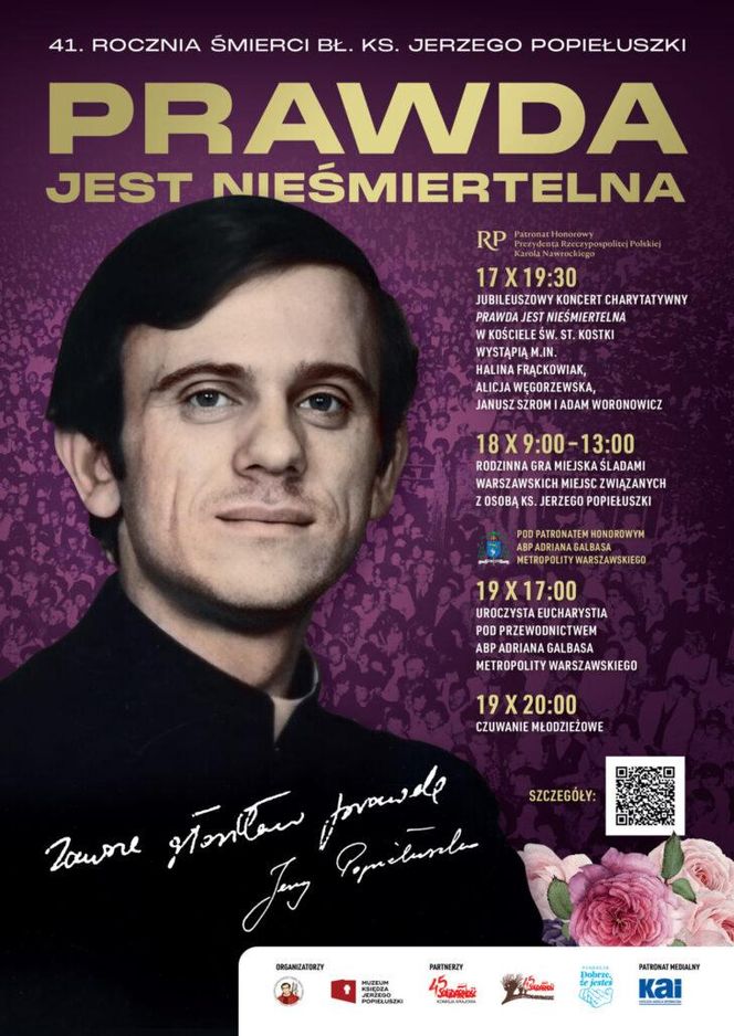 Dziś 41. rocznica męczeńskiej śmierci ks. Popiełuszki