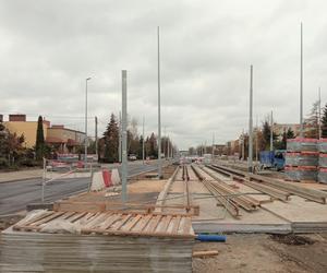Postępy w budowie linii tramwajowej na Jar. Zdjęcia z placu budowy