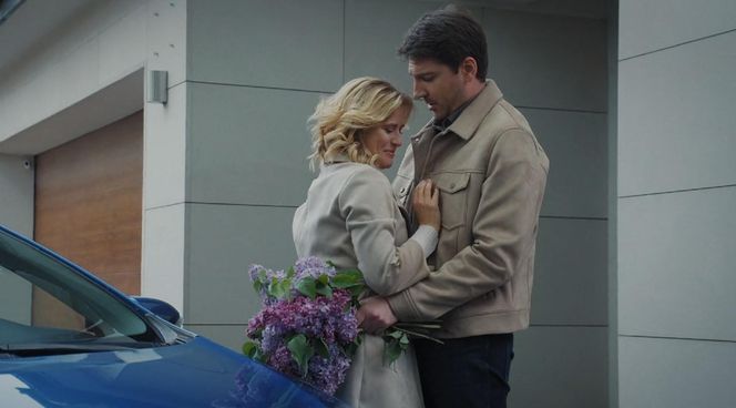 M jak miłość odc. 1877. Julia (Marta Chodorowska), Dima (Michaił Pszeniczny)