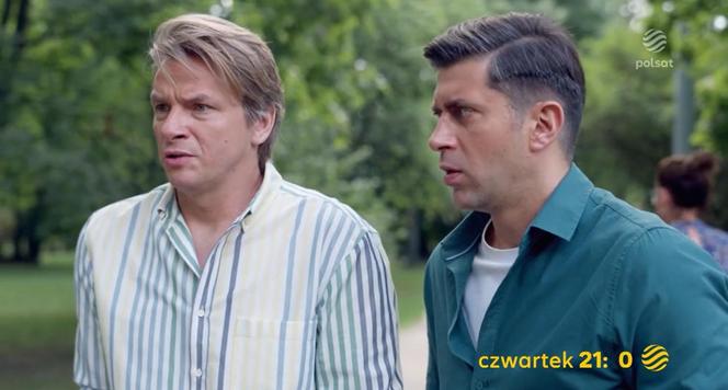 Przyjaciółki, odcinek 262: Robert (Krzysztof Wieszczek), Andrzej (Adam Adamonis)