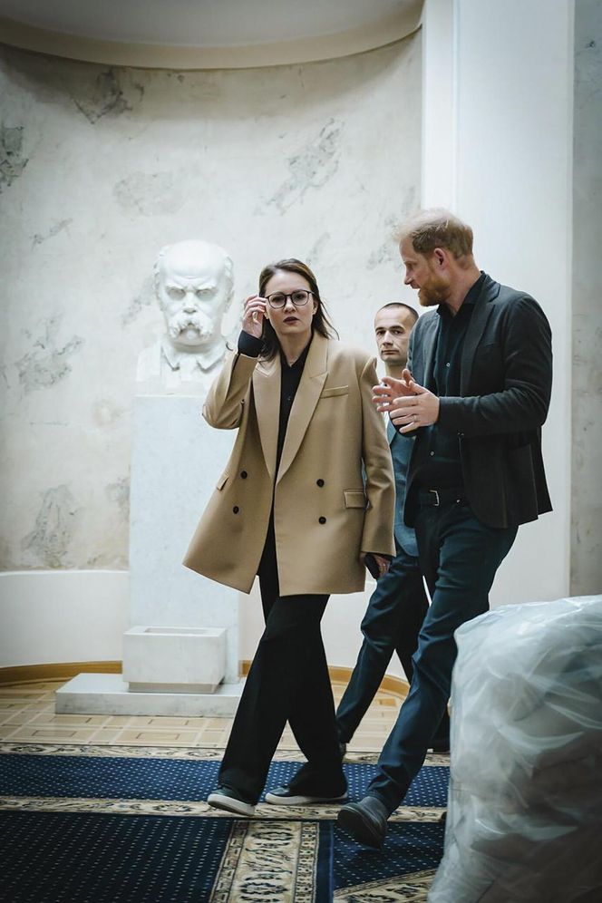 Książę Harry odwiedza Ukrainę.