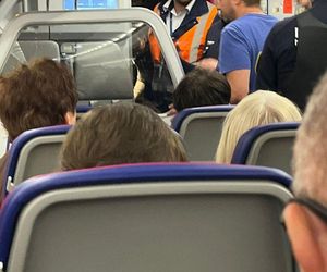 Daniel Martyniuk na lotnisku