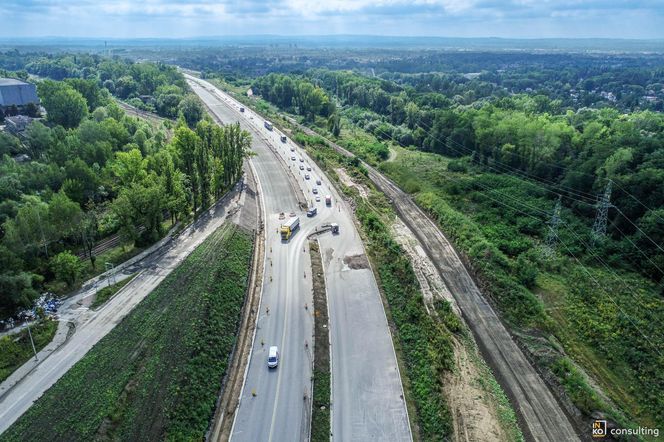Węzeł Mistrzejowice - budowa. Zobacz jak powstaje jeden z najbardziej skomplikowanych obiektów na S7
