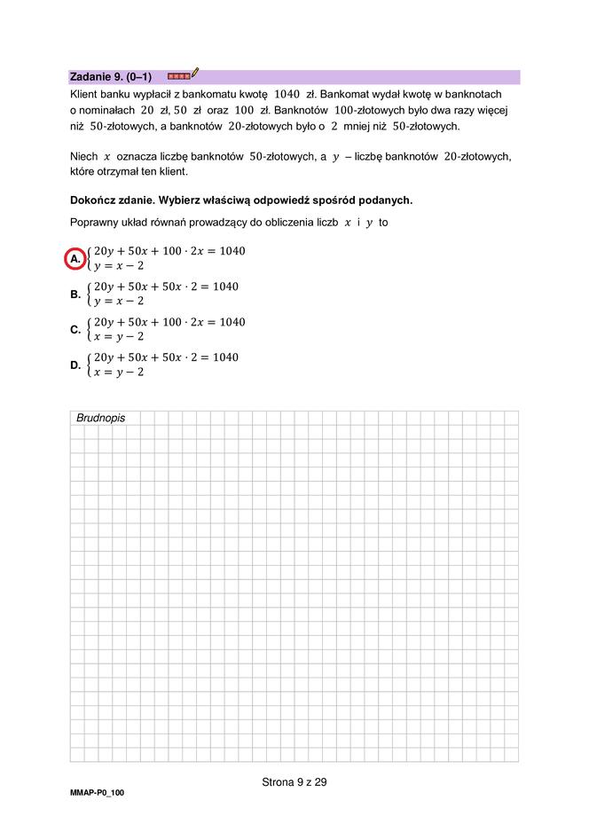 Matura próbna 2023: Matematyka. Oficjalne odpowiedzi CKE