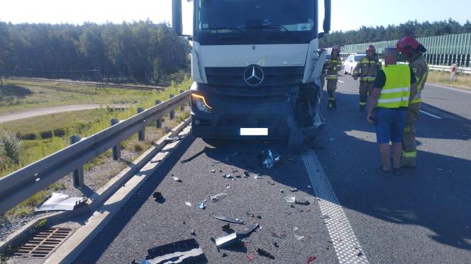 Wypadek na S5 koło Leszna. Jedna osoba poszkodowana