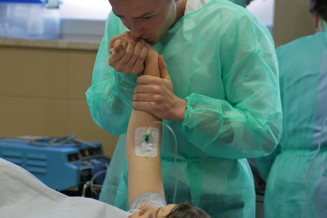 Pierwsza miłość po wakacjach 2018. Kalina (Magdalena Wieczorek), Krystian (Patryk Pniewski)