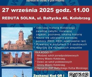 Edukacyjna gra miejska „Ratowniczy Patrol” w Kołobrzegu