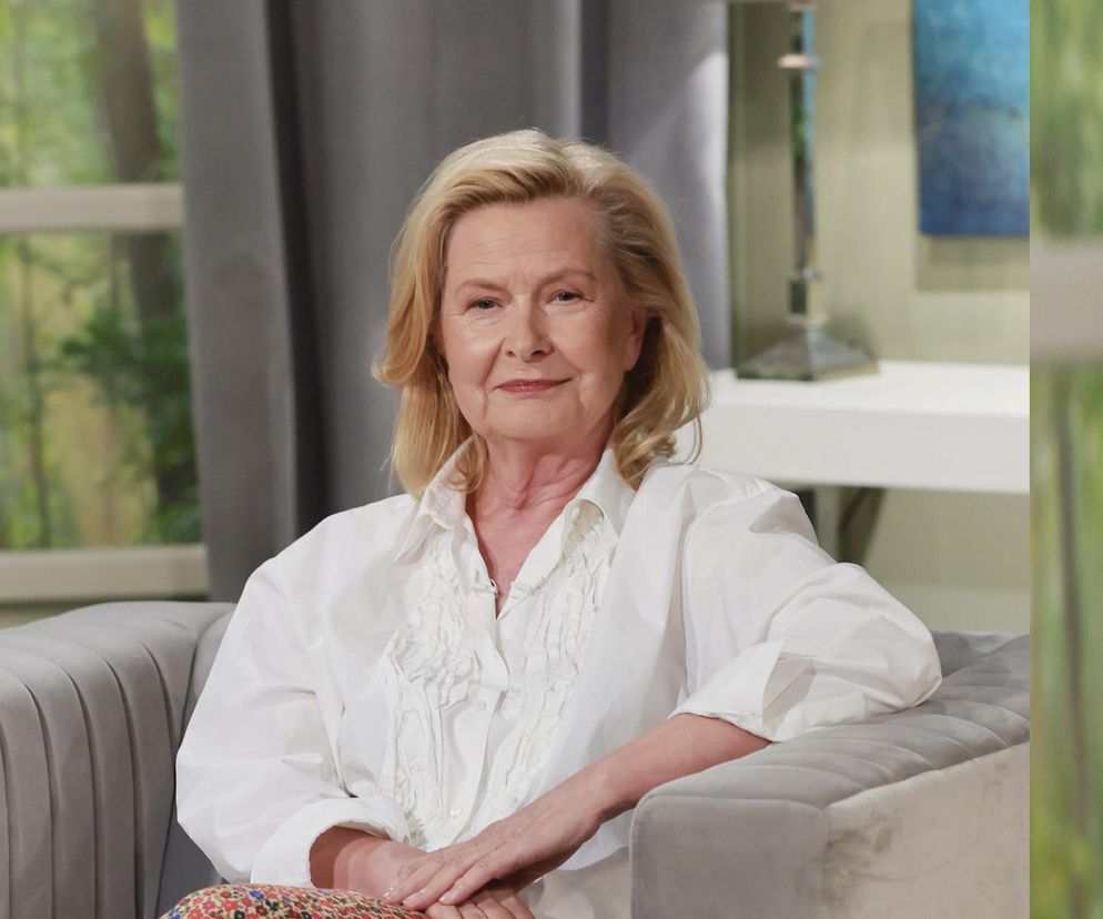 Barbara Bursztynowicz w najmodniejszej koszuli tego sezonu. Ideał dla kobiet dojrzałych