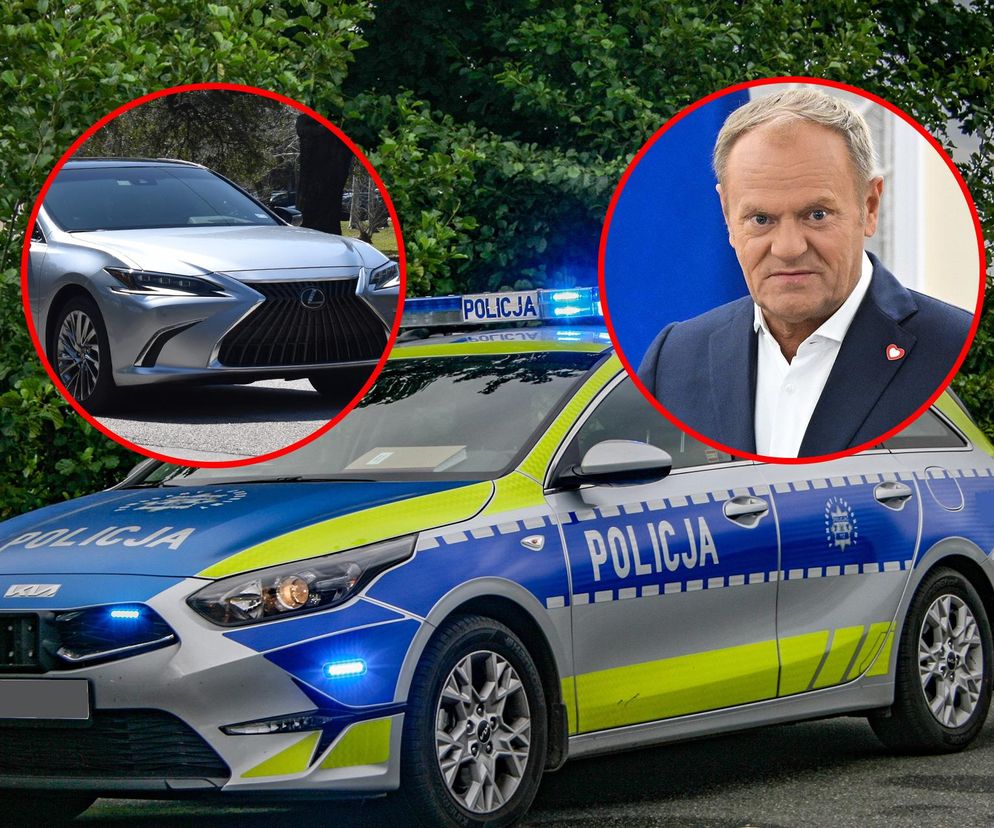 Rodzinie Tuska ukradli lexusa! Policja szuka sprawcy