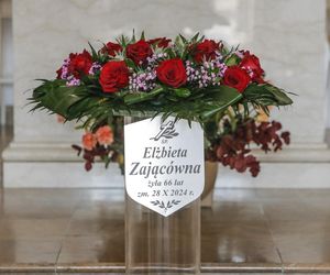 Elżbieta Zającówna - pogrzeb