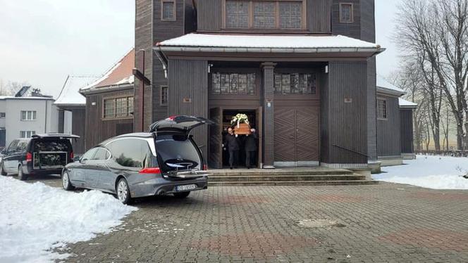Pogrzeb górnika z kopalni Bielszowice